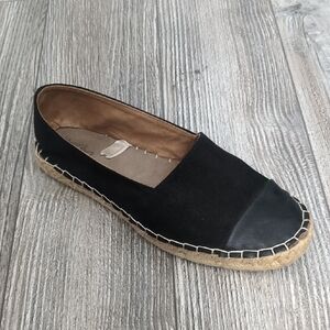 Mossimo Black Espadrille Flat Size 6